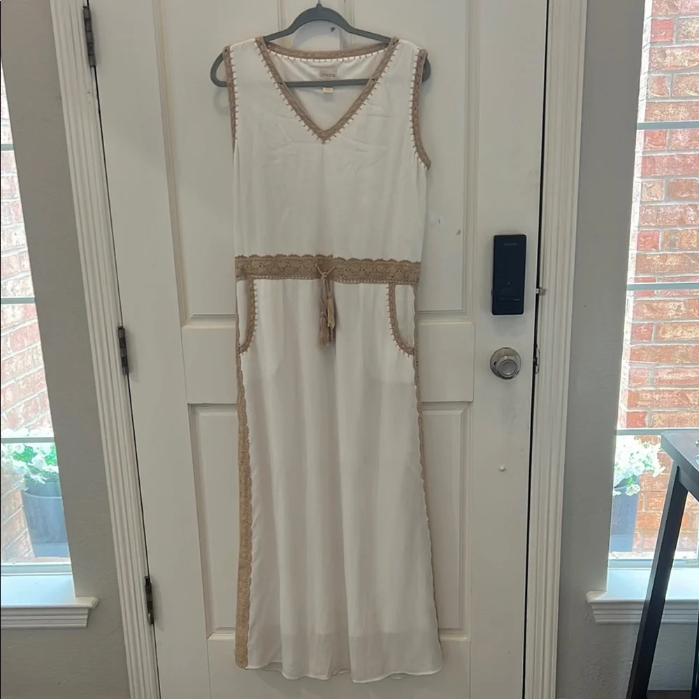 EUC Chico's Grecian Goddess dress. Size 1.5 - Picture 2 of 9